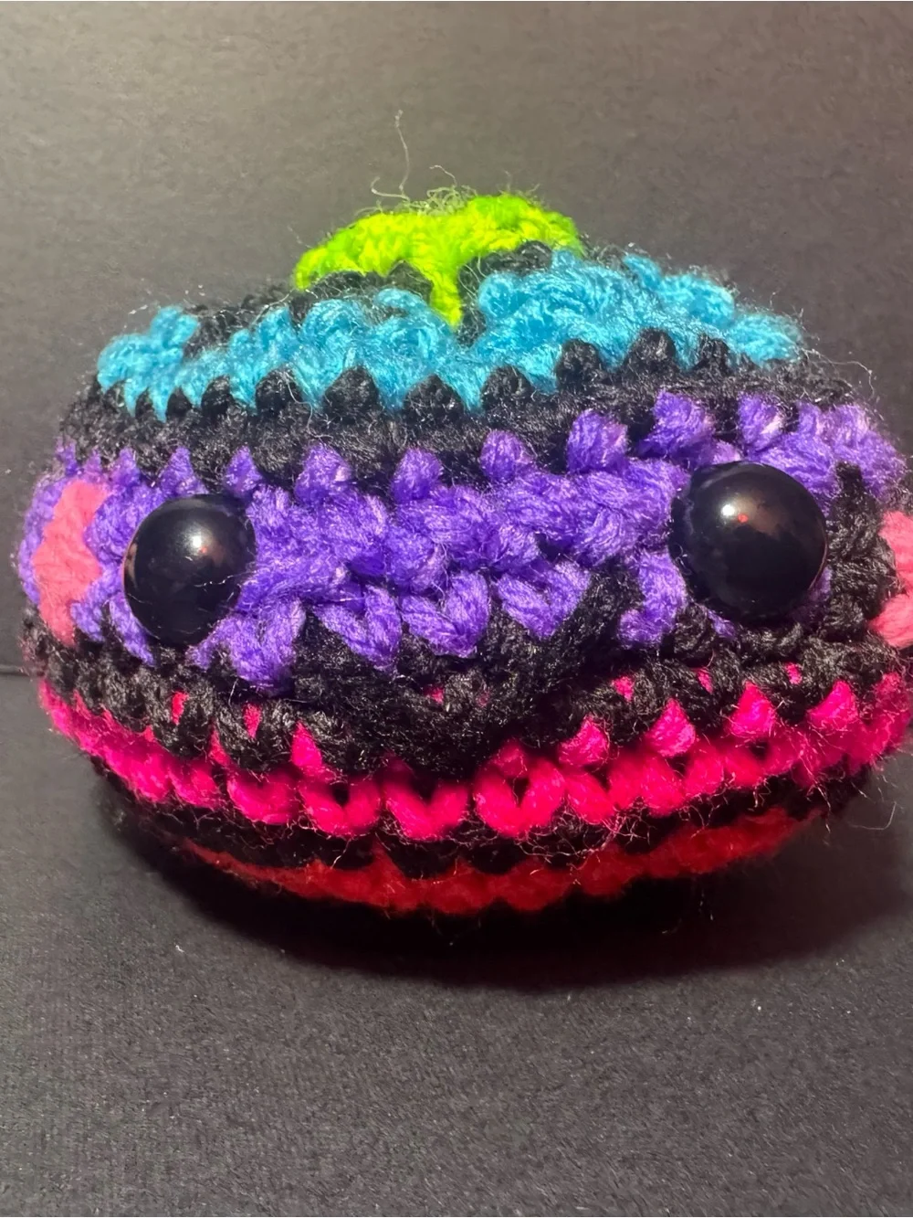 Handmade Crocheted Plush Dumpling Amigurumi - Multicolor